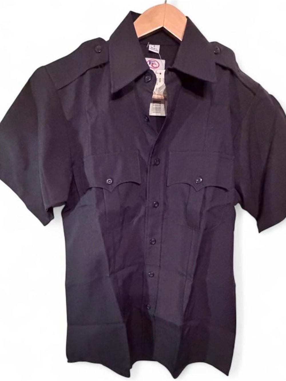 First Class SS06 Short Sleeve Uniform Shirt 100% Polyester Size small New
